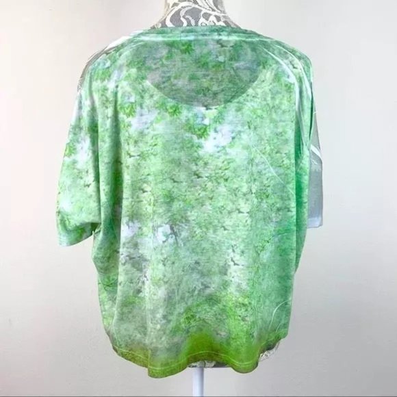 Baby Cheetah Cub 3D Print Slouchy Crop Top T-Shirt - Picture 9 of 9